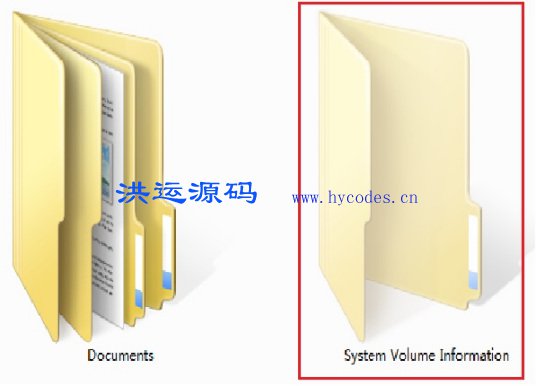 无法生成”System Volume Information＂下的常规子目录