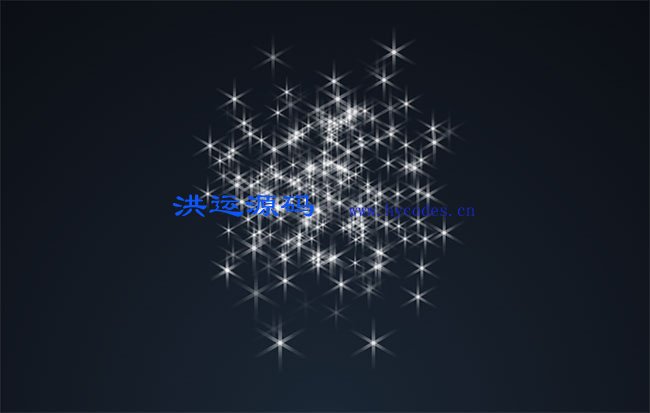 CSS3星星发光闪烁动画特效