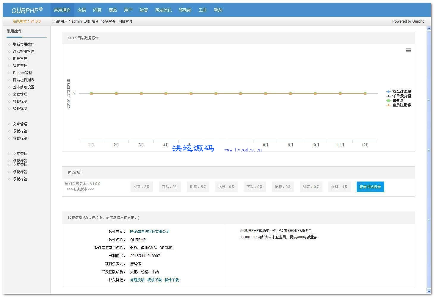 OurPHP多语言外贸建站系统（企业版）