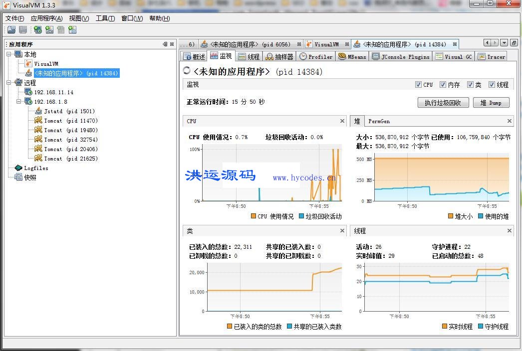 VisualVM程序性能分析工具